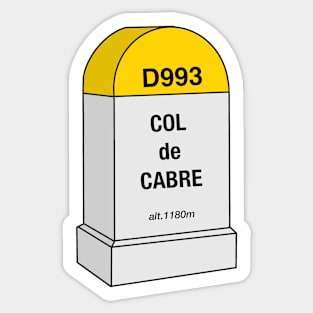 Bourne: Col de Cabre Sticker